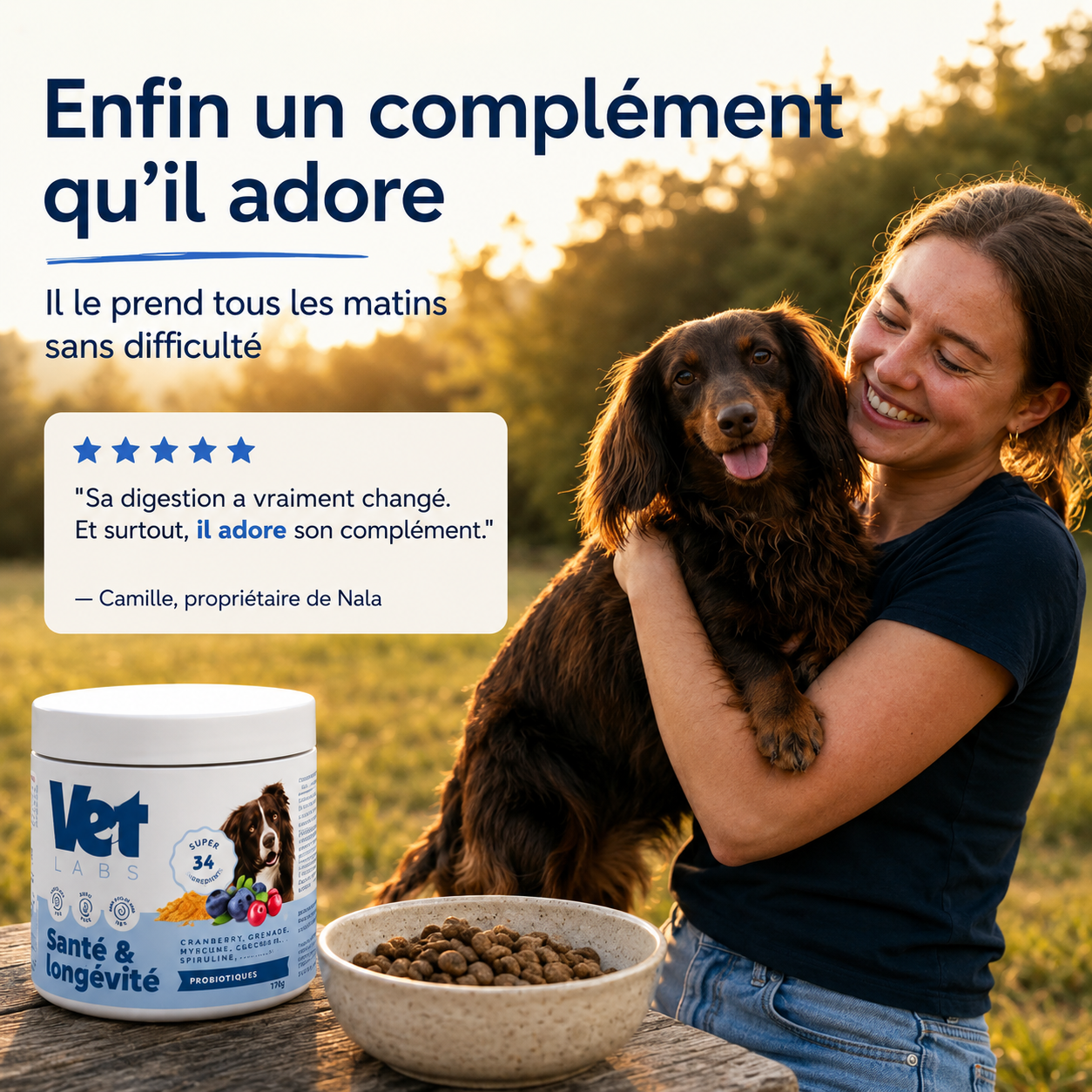 Complément tout-en-un pour la digestion, les articulations, la peau et la vitalité